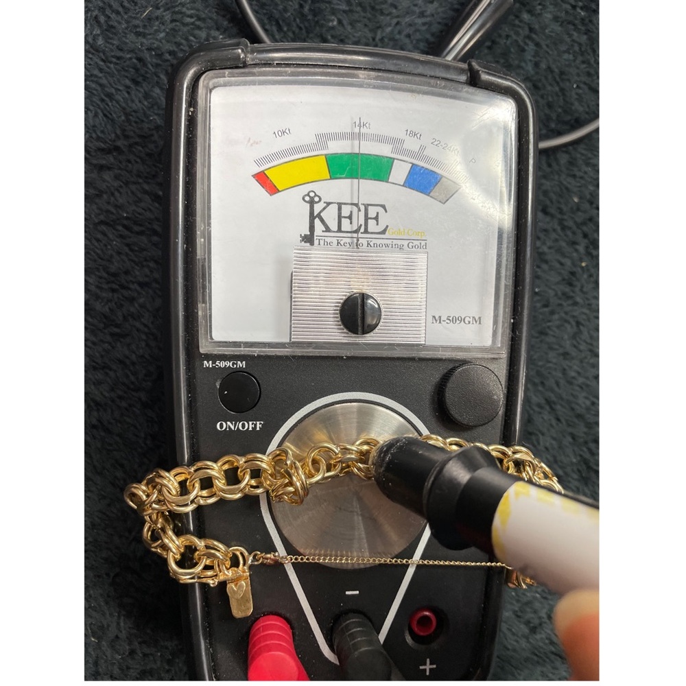 💰SOLD! 14K Yellow Gold Rolo Chain Link Bracelet - Picture 10 of 10